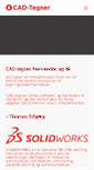 Mobile Screenshot of cad-tegner.dk